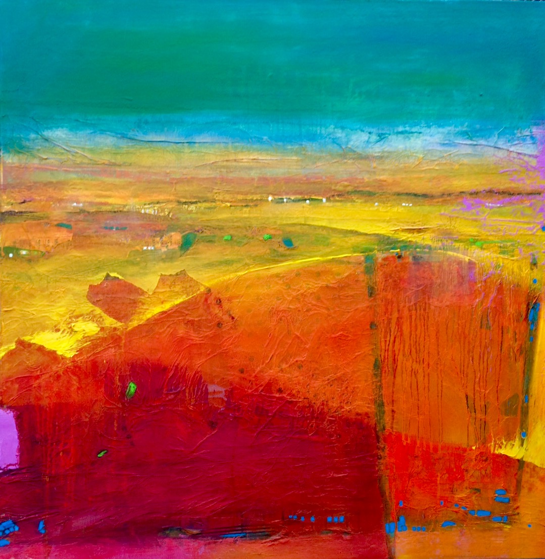 Orange and Red Field