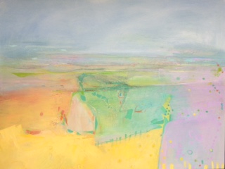 Summer Landscape with Yellow Field