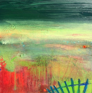 Red and Green Landscape