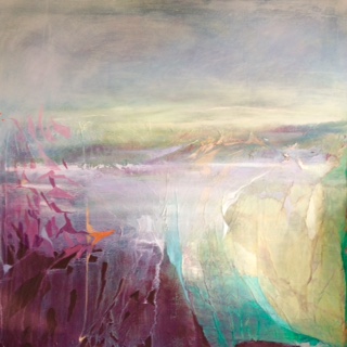 Lake Garda on a misty day